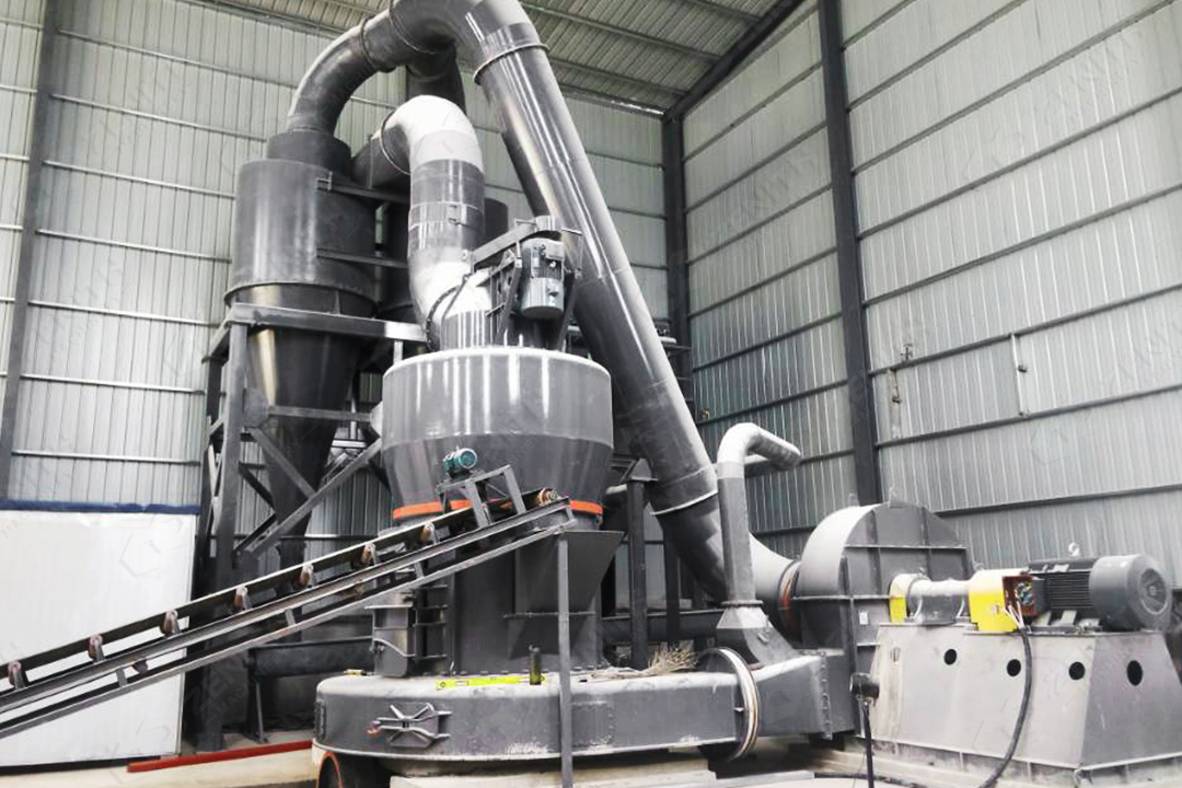 MTW Series mill in operation with adaptive pressure control