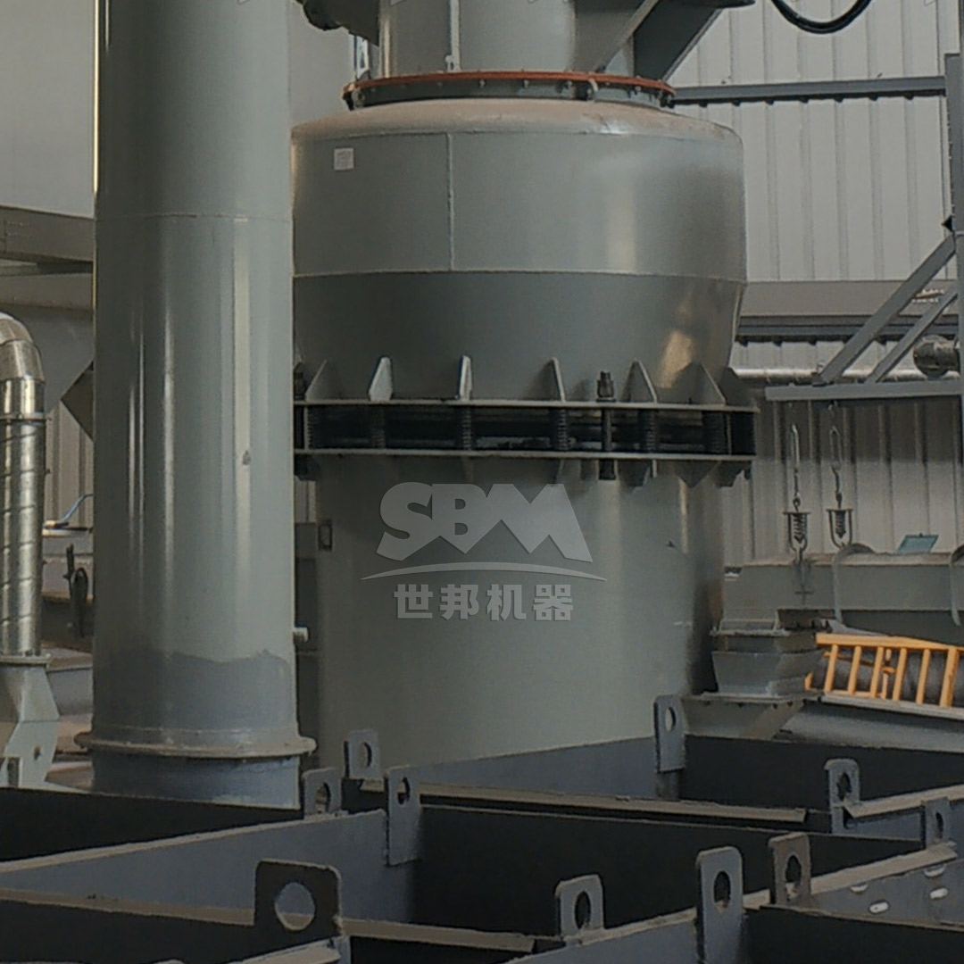SCM Ultrafine Mill internal grinding structure showing rollers and grinding ring