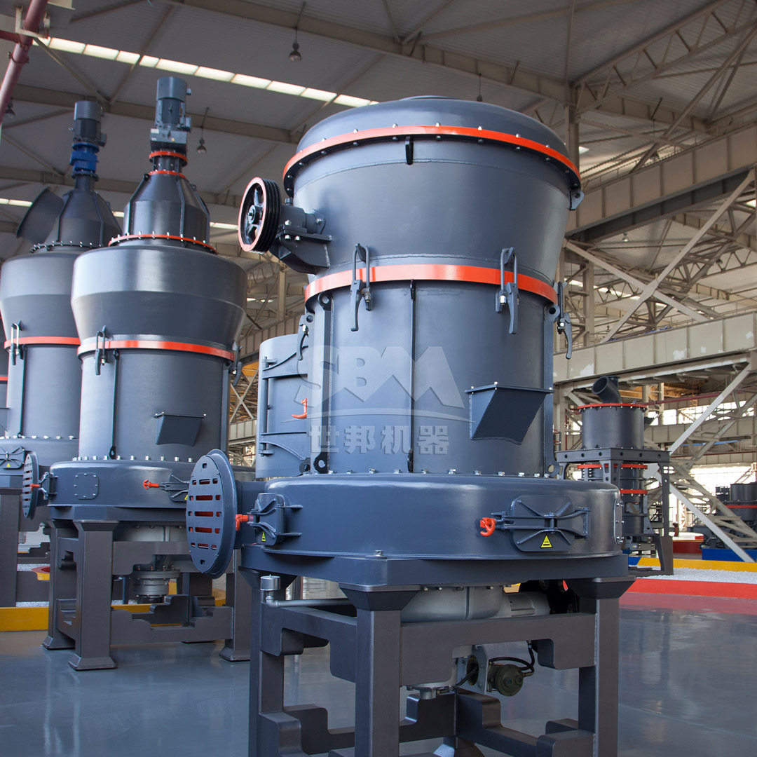 Hammer mill crushing raw petroleum coke into fine particles